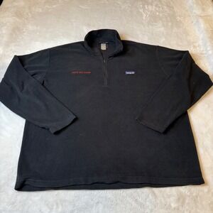 Patagonia Synchilla New Belgium Black Fleece 1/4 Zip Pullover Men's XXL
